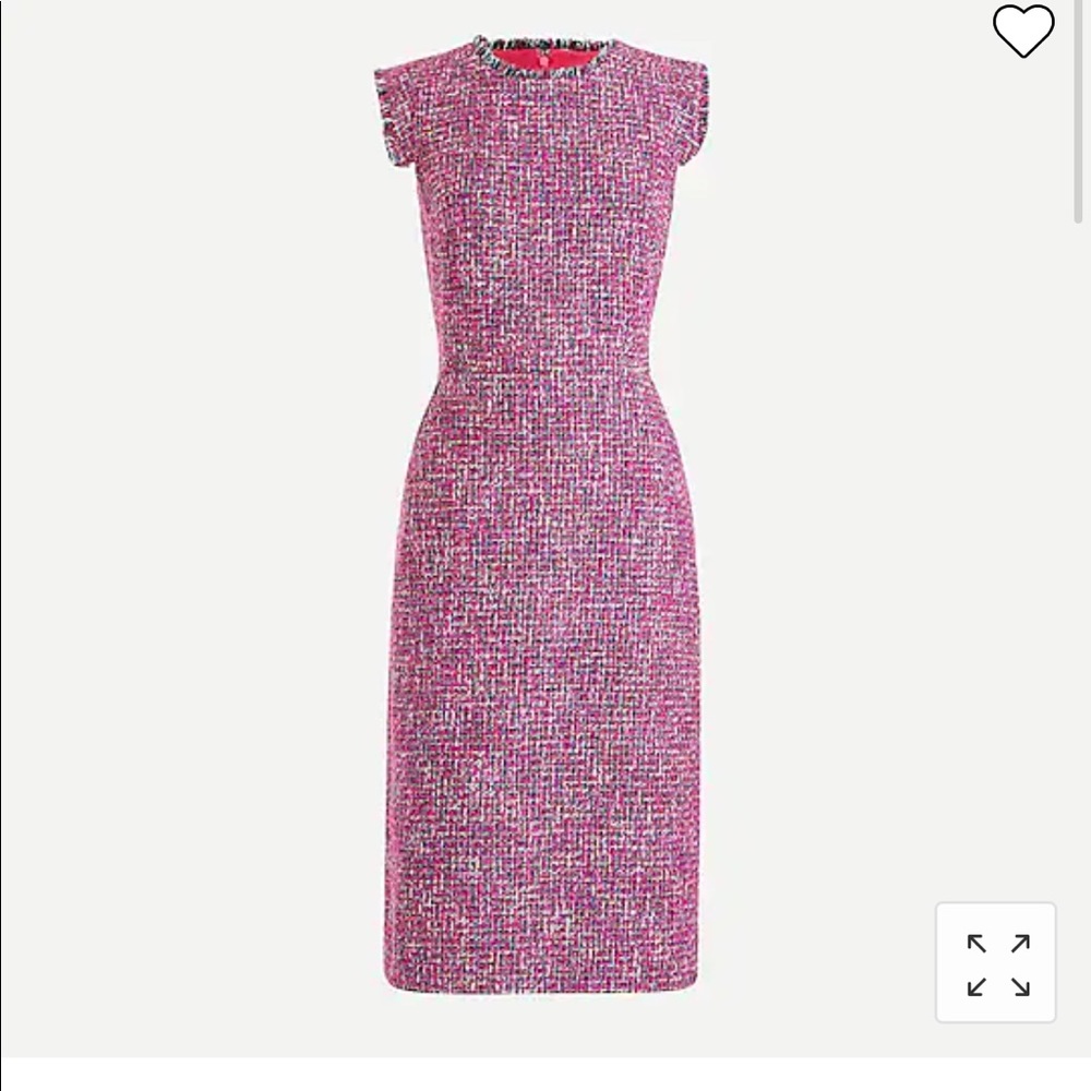 NWT J. Crew Resume Dress in Autumn Tweed size 12